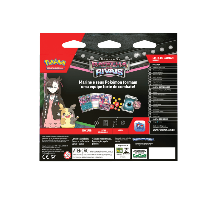 (PT-BR) Pokémon Baralho Batalha de Rivais Marine - Imagem 3