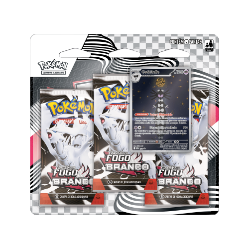 (PT-BR) Pokémon Blister Triplo Fogo Branco Gothitelle