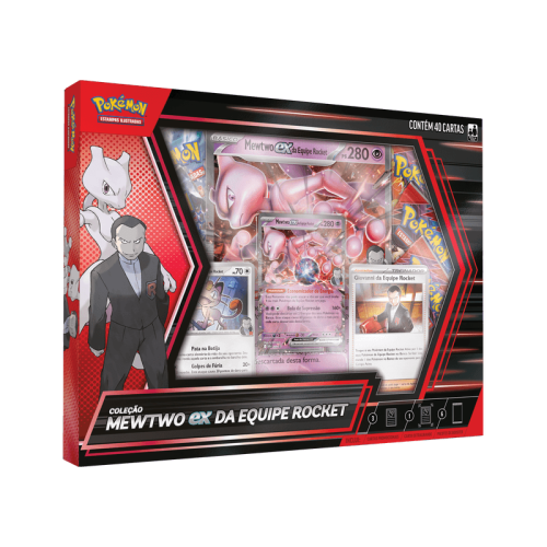 (PT-BR) Pokémon Box Mewtwo ex da Equipe Rocket
