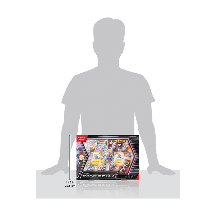 (PT-BR) Pokémon Box Coleção Garchomp ex da Cíntia - Imagem 3