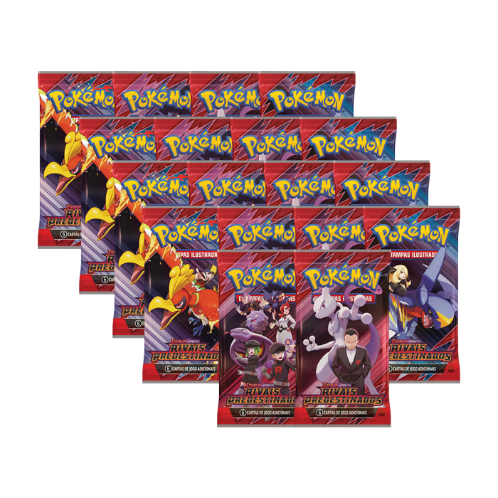 (PT-BR) Kit 18 Boosters Rivais Predestinados Pokémon - Imagem 2