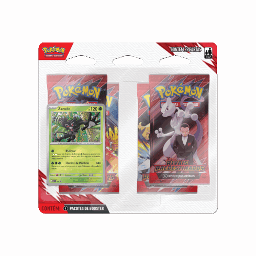 (PT-BR) Pokémon - Blister Quádruplo - Escarlate e Violeta - Rivais Predestinados - Zarude