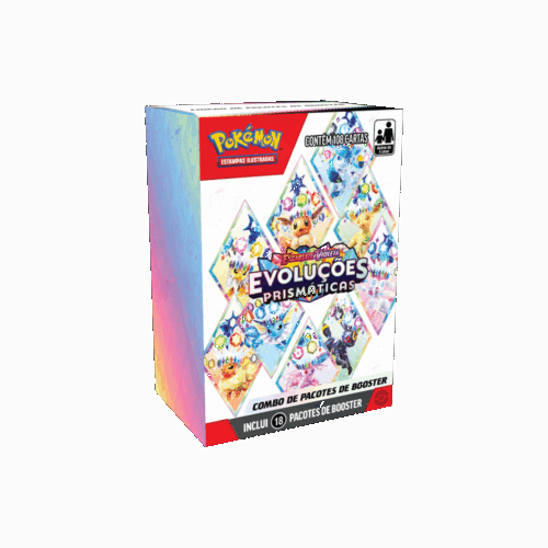 (PT-BR) Pokémon Combo De Booster Evoluções Prismáticas [PRÉ-VENDA]