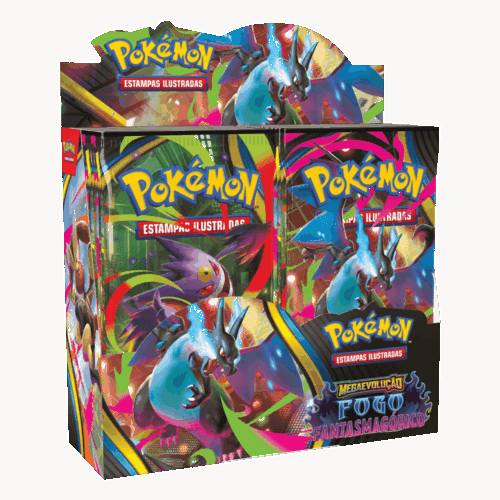 (PT-BR) Pokémon Booster Box Mega Evolução Fogo Fantasmagórico [PRÉ-VENDA]