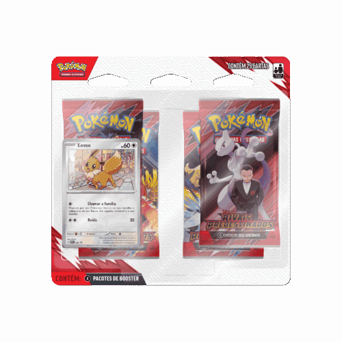 (PT-BR) Pokémon - Blister Quádruplo - Escarlate e Violeta - Rivais Predestinados - Eevee