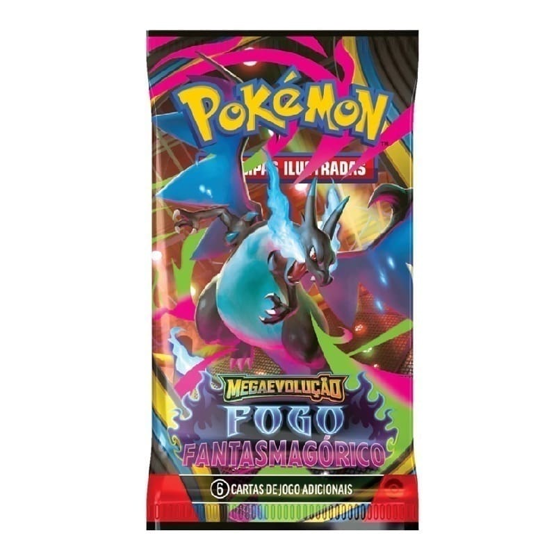 (PT-BR) Pokémon - Booster Avulso - Mega Evolução - Fogo Fantasmagórico